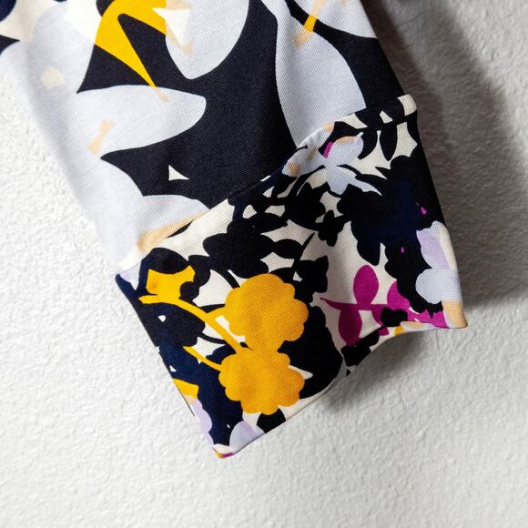 Diane Von Furstenberg Silk Shift Dress Women’s Size 6 Designer Capsule Art Print - Picture 5 of 8